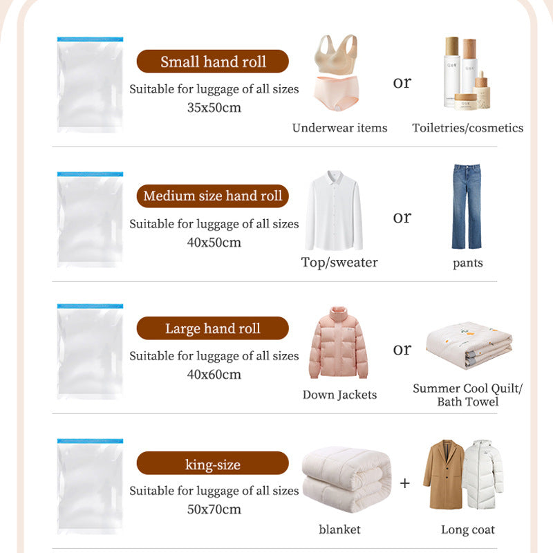 13PCS Vacuum Storage Bags Set – Jumbo Compression